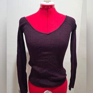 H&M Women's Sweater - Dark Purple